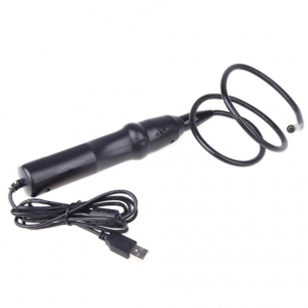 7mm Flexible Inspection Endoscope, 1m, with Submersible LED Light