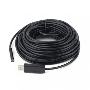 10m Flexible USB Inspection Camera with 7mm Lens and LED Light