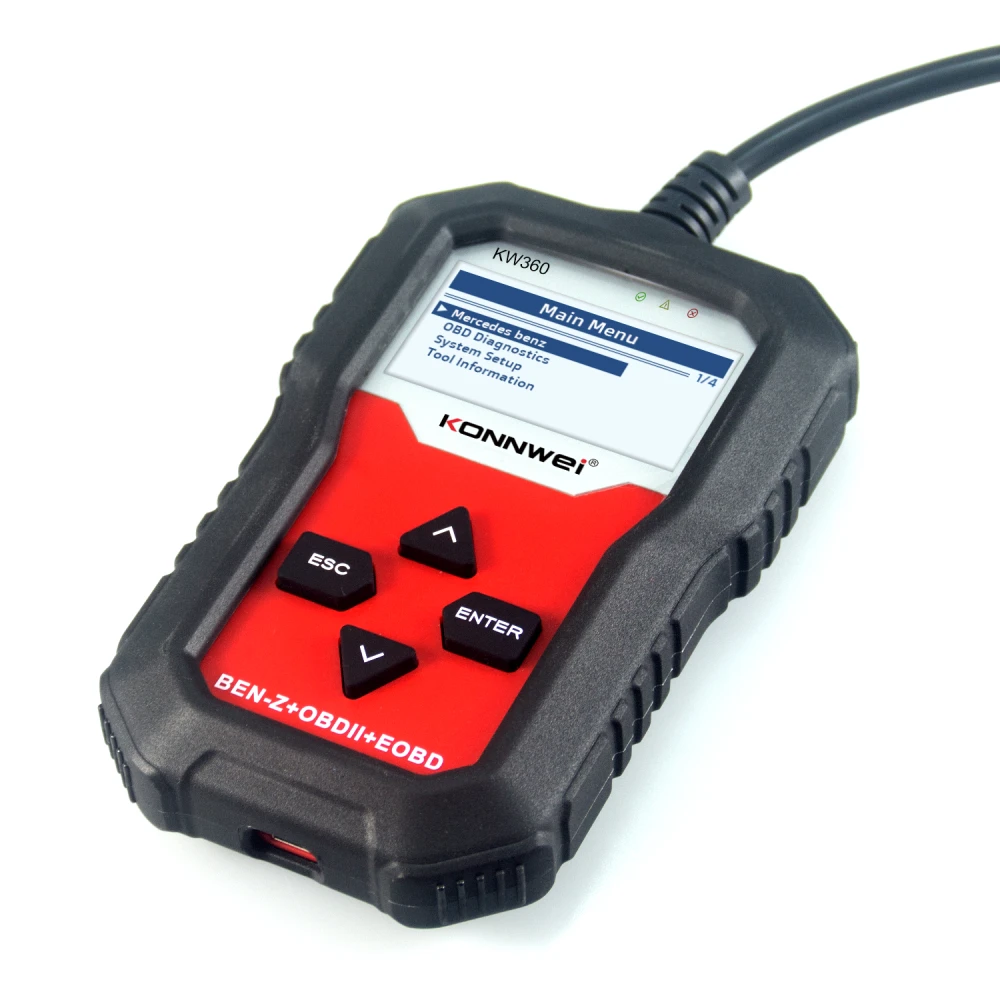 Mercedes-Benz Konnwei KW360 12V Full Diagnostic Scanner