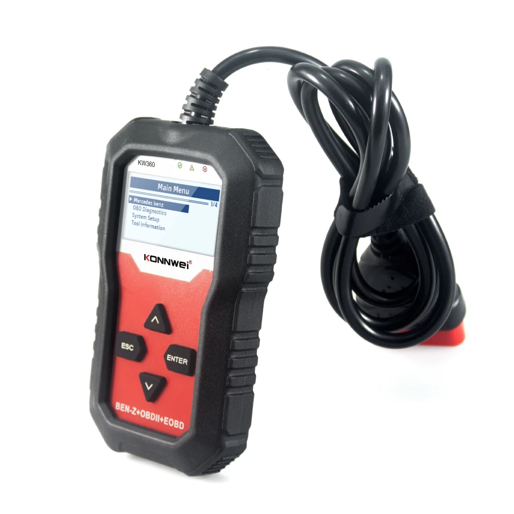 Mercedes-Benz Konnwei KW360 12V Full Diagnostic Scanner