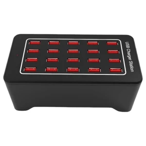 20-Port USB Charging Station with IQ Charge - 100W