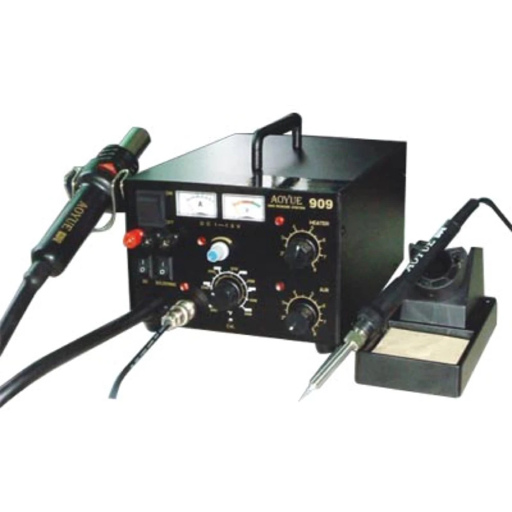 Aoyue 909 soldering station with independent control and anti-static design