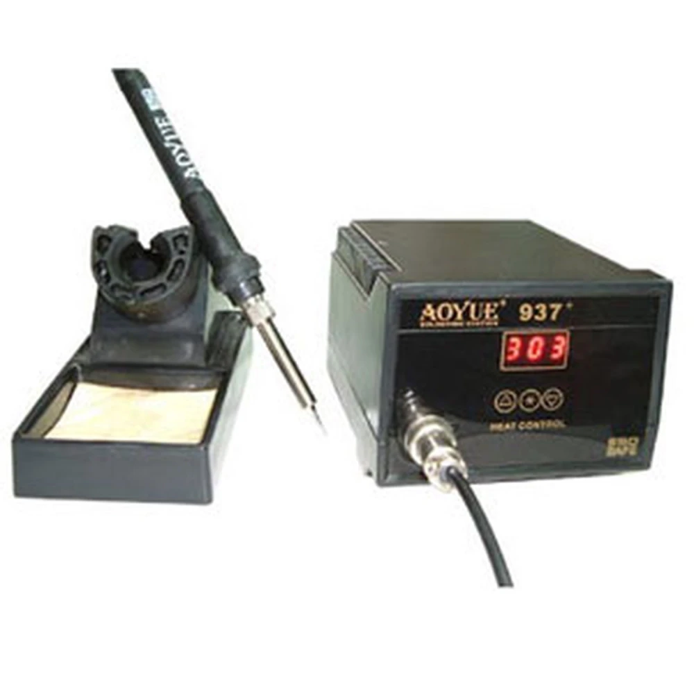 Aoyue 937+ digital soldering station with adjustable 0 to 65 W control