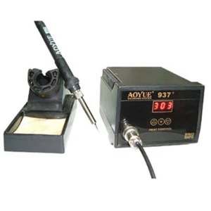 Aoyue 937+ digital soldering station with adjustable 0 to 65 W control