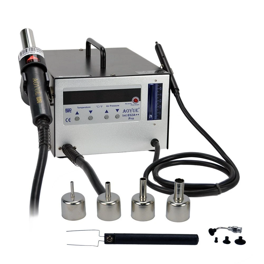 Aoyue 852A++ Digital Hot Air Soldering Station with microprocessor control