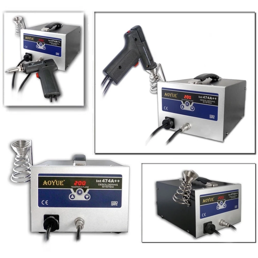 Aoyue 474a++ desoldering station for professional multilayer board desoldering