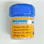 Mechanic XG-50 Sn63/Pb37 solder paste (10CC - 42GR) for electronic repairs