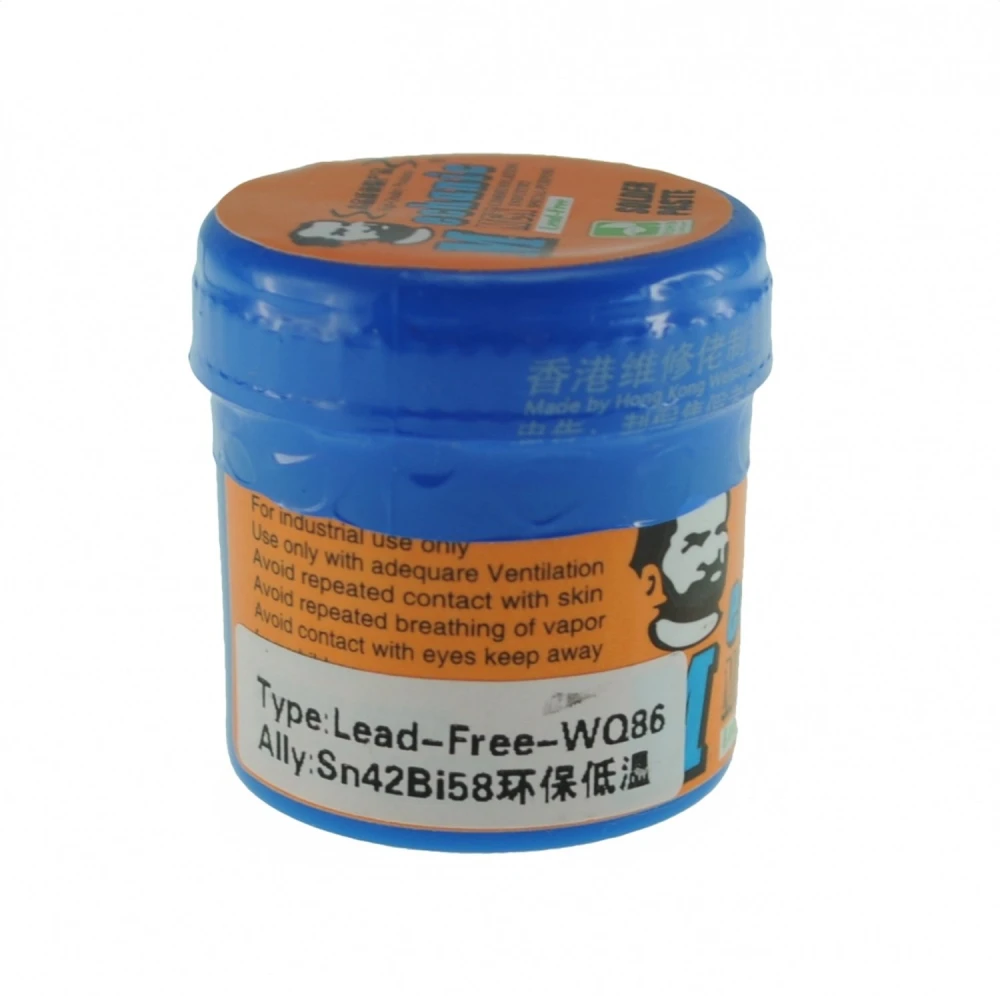 Mechanic WQ86 50GR Sn42Bi58 lead-free solder paste for precise soldering