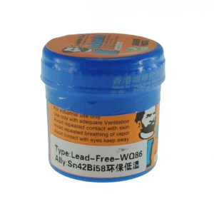 Mechanic WQ86 50GR Sn42Bi58 lead-free solder paste for precise soldering