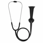 Professional mechanical stethoscope with interchangeable metal probe