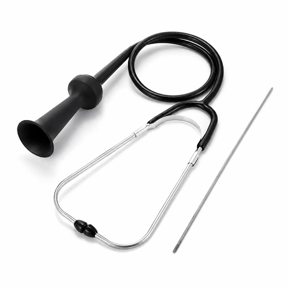 Professional mechanical stethoscope with interchangeable metal probe