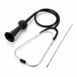 Professional mechanical stethoscope with interchangeable metal probe