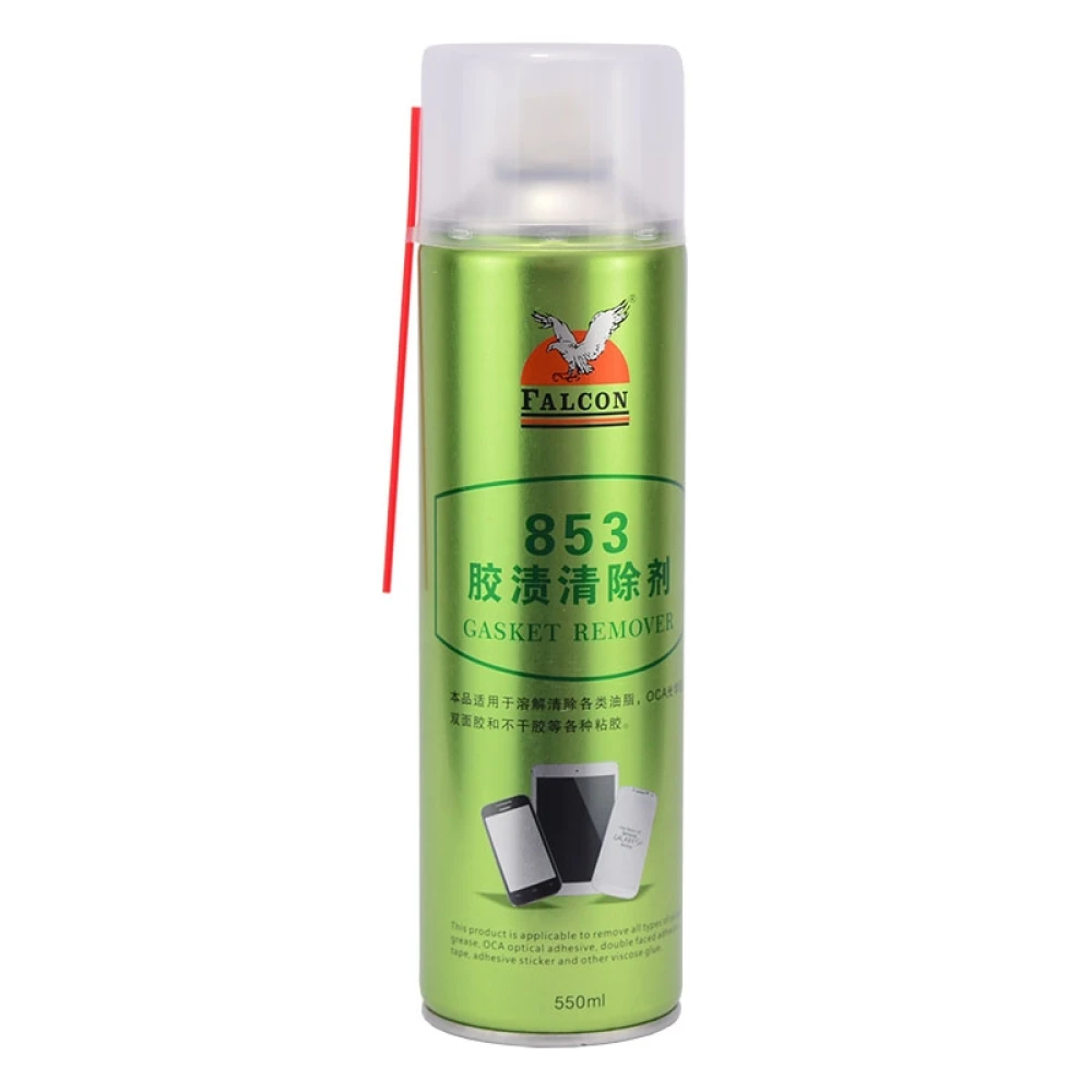 Falcon 853 OCA glue remover for phone screens 550ml spray