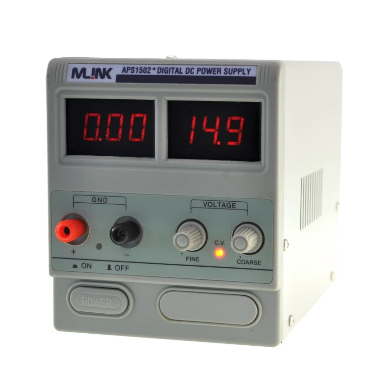 Adjustable 15V 2A Power Supply with Digital Display Mlink APS1502+