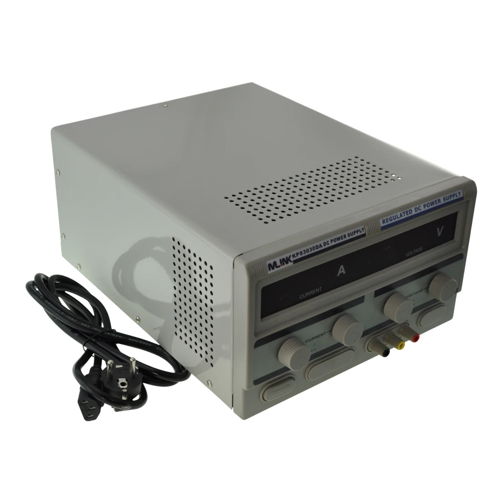 Vista trasera de la fuente alimentación regulable Mlink KPS3030DA
