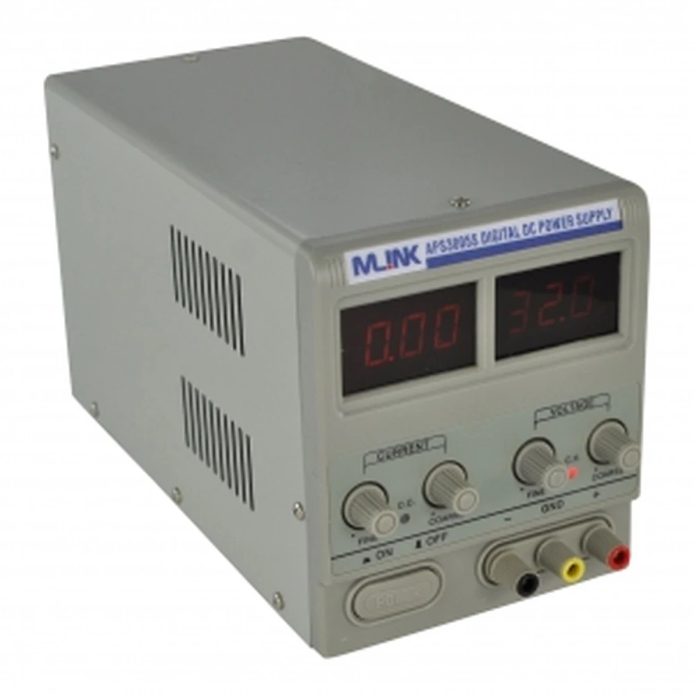 Adjustable Power Supply 30V 5A Mlink APS3005S Digital Display