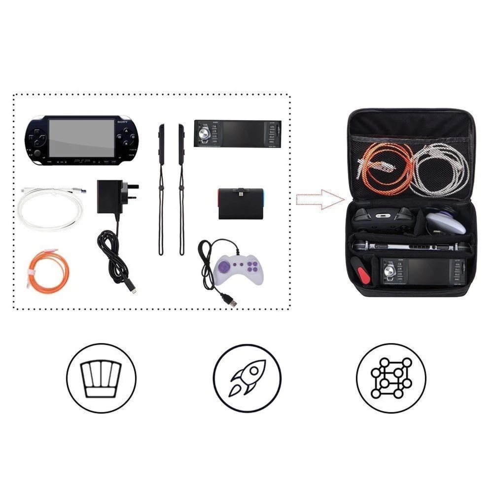 Nintendo Switch carry case with space for console and accessories