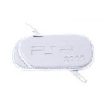 White PSP Slim case with strap for PSP 2000 and PSP 3000