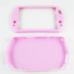 Pink PSP Go silicone case for lightweight adjustable protection