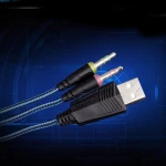 Detalle del micrófono omnidireccional del G2000 Gaming Headset