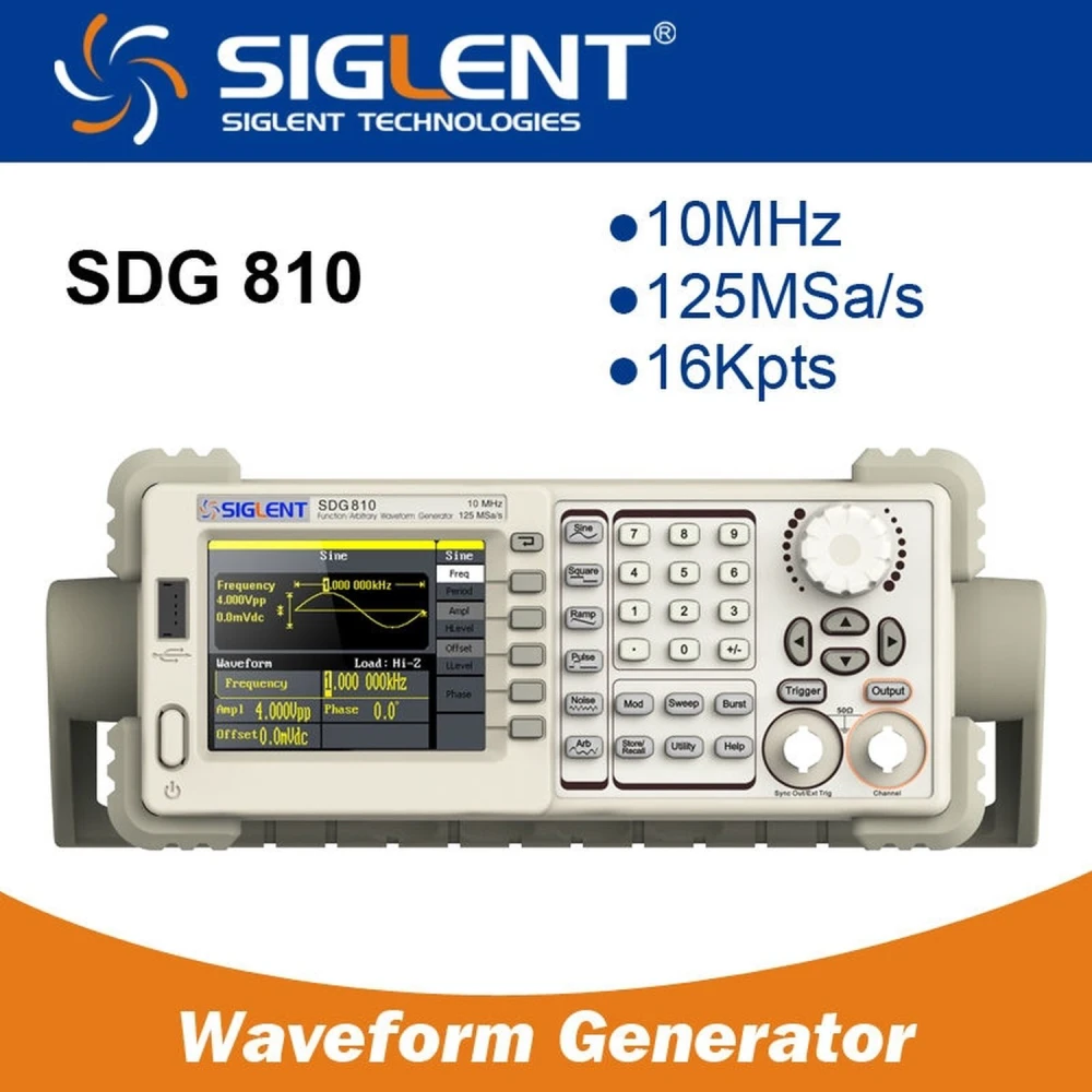 Siglent SDG810 10MHz arbitrary function generator for electronics
