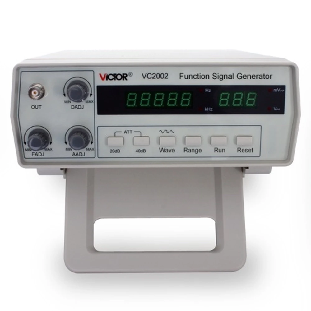 Victor VC2002 function generator with 8-digit display and high safety
