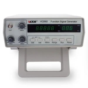 Victor VC2002 function generator with 8-digit display and high safety