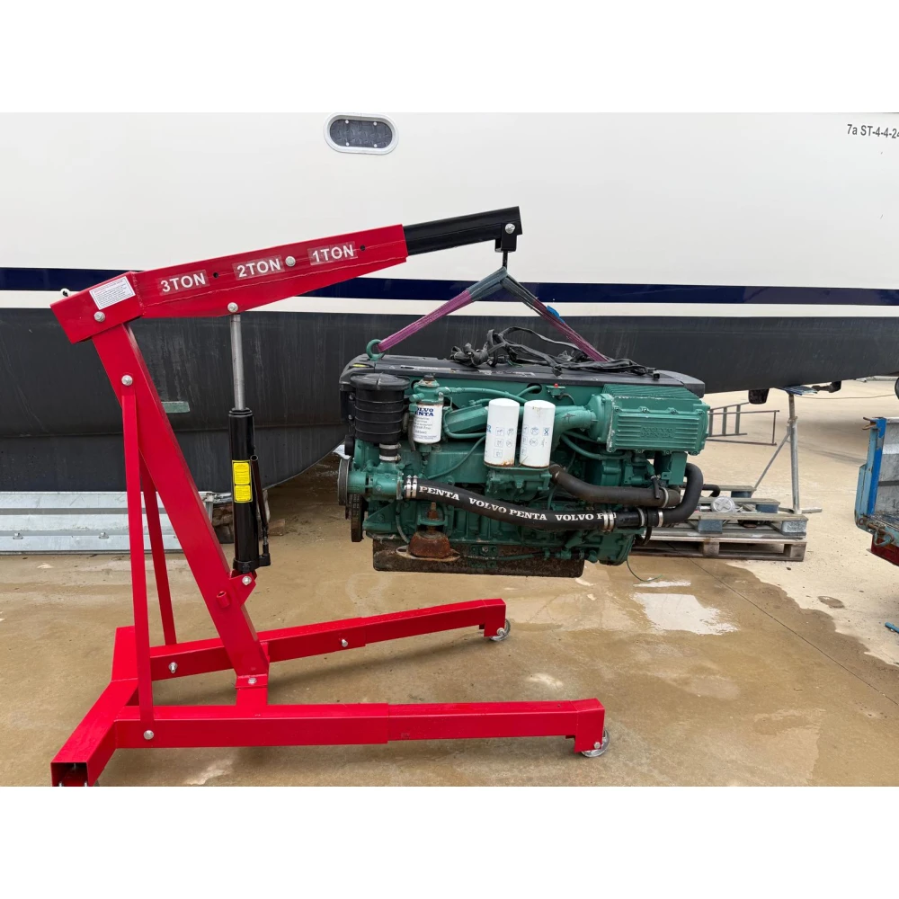 3-Tonne Hydraulic Workshop Crane for Lifting Engines and Heavy Machinery