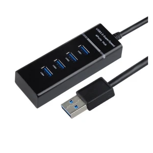 satkit USB 3.0 Hub with 4 Ports, Switch and High Speed for PC and Mac