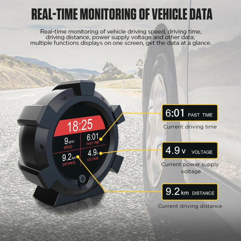 Autool X95 multifunction inclinometer with GPS