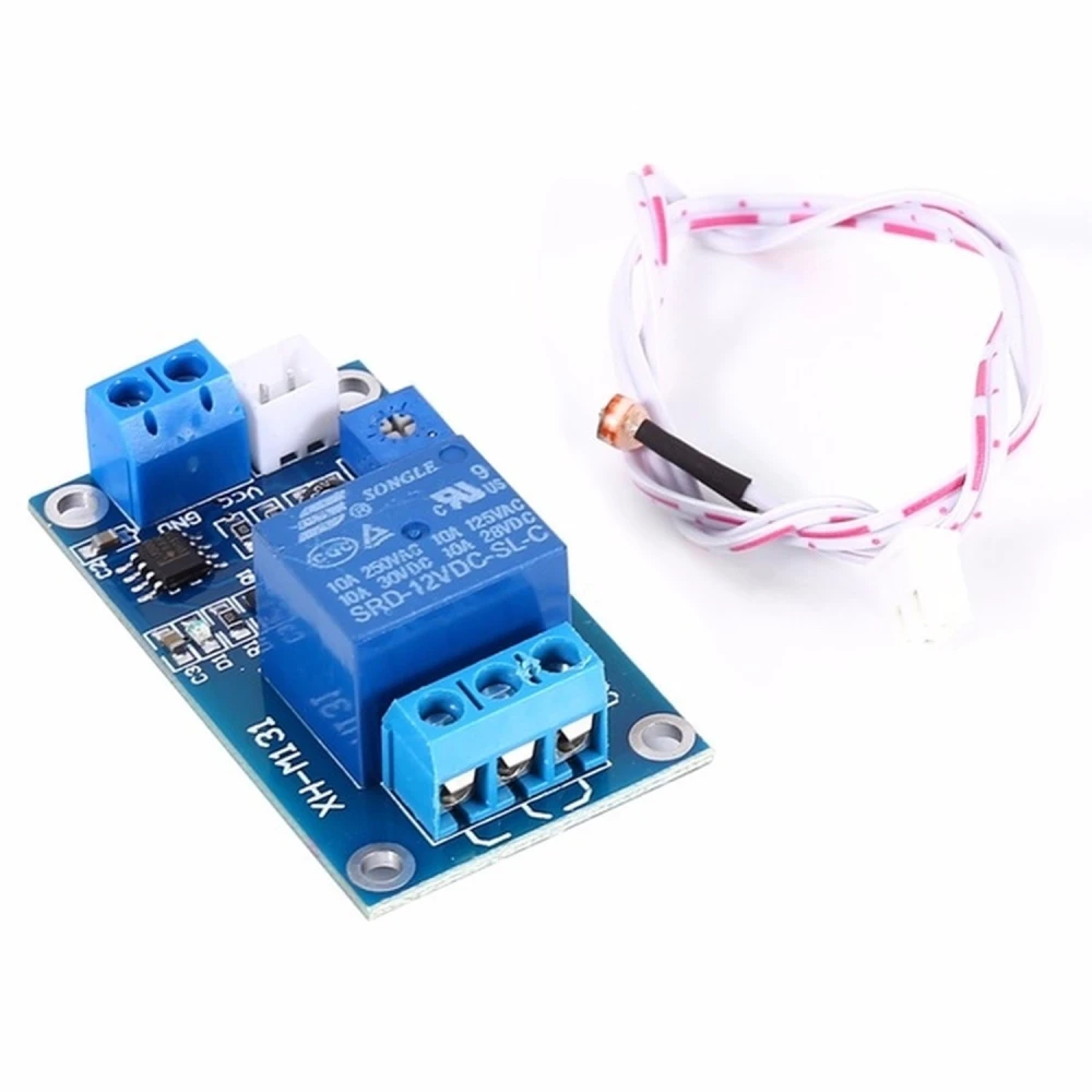 12V Light Sensor Relay Switch for Arduino and Automation