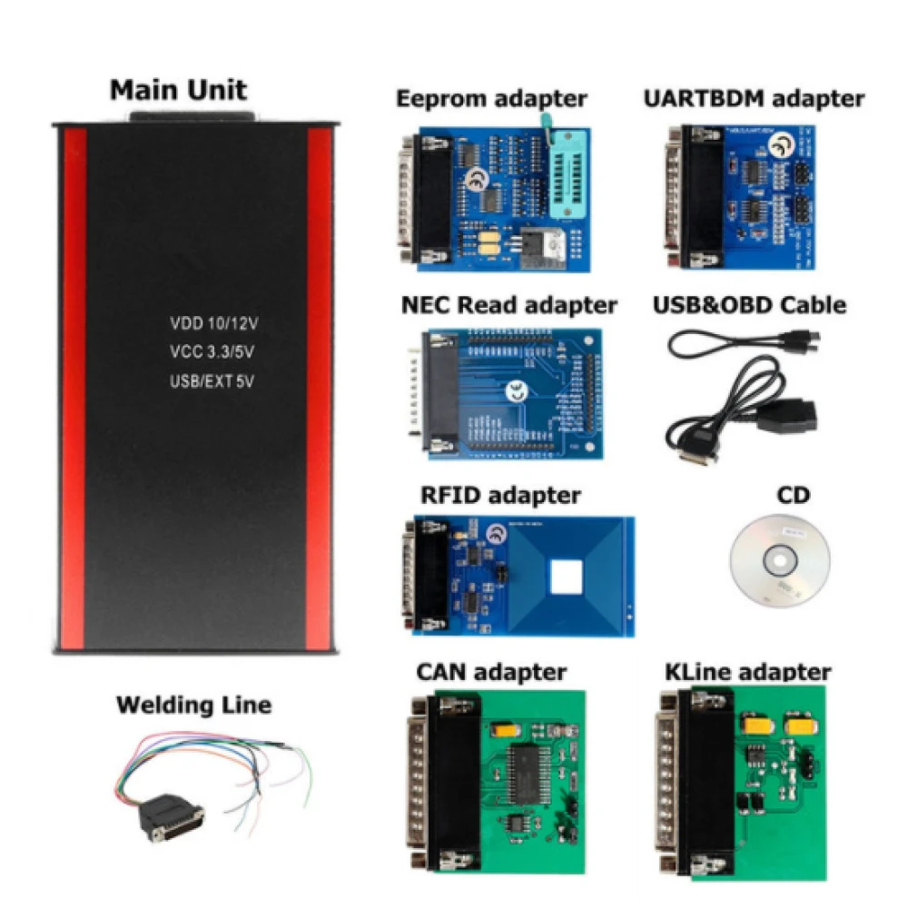 Iprog Pro Car Key Programmer up to 2019 with IMMO and Mileage Correction