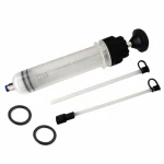 200cc Oil Extractor Syringe Manual Suction Pump Fluid Change Auto