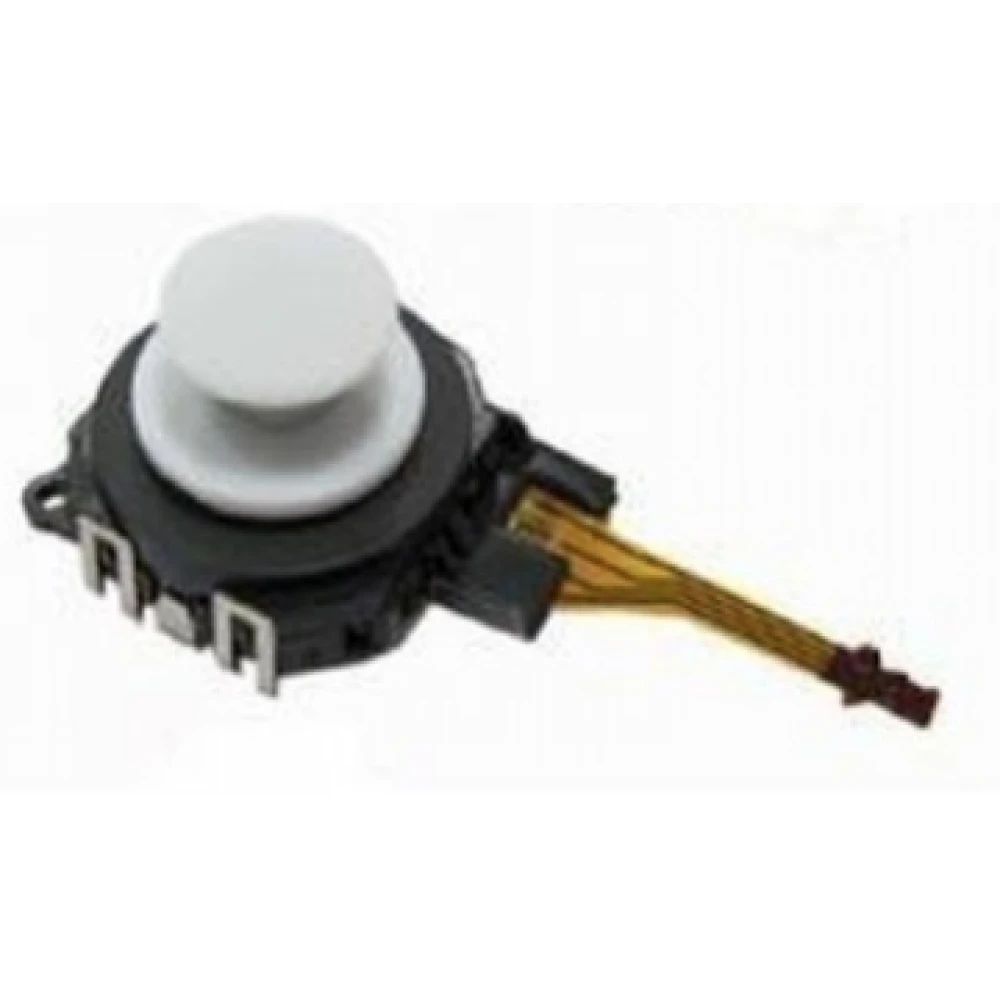 White PSP 3000 analogue joystick - compatible replacement controller satkit