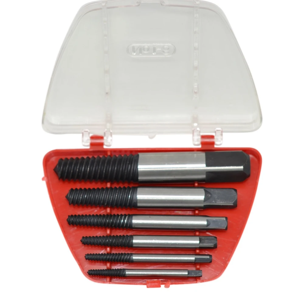 6 Piece Professional Broken Screw Extractor Set TSX TOOL