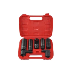 7-Piece 22mm Lambda Sensor Socket Set - Car Oxygen Sensor Wrench