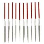 Set of 10 ultra-fine mini files for electronics and precision soldering