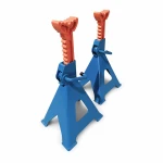 Set of 2 Jack Stands 12 Tonnes with Double Safety — Adjustable Steel Axle Stands 46-76 cm for Car, Van, Truck and Machinery TSX TOOL
