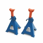 Set of 2 Jack Stands 12 Tonnes with Double Safety — Adjustable Steel Axle Stands 46-76 cm for Car, Van, Truck and Machinery TSX TOOL