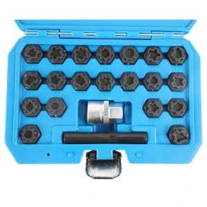 22-Piece Wheel Lock Key Set Compatible with VAG Vehicles