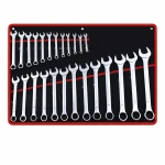 26-Piece Combination Spanner Set Open/Ring End 6-32mm Cr-V Steel with Case