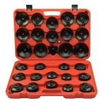 TSX TOOL 31 Piece Oil Filter Wrench Set - Professional Kit
