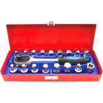 Mango de trinquete 3/8 con llaves de vaso para mantenimiento automotriz