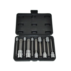 Long XZN Bit Set with Ratchet Adapters TSX TOOL