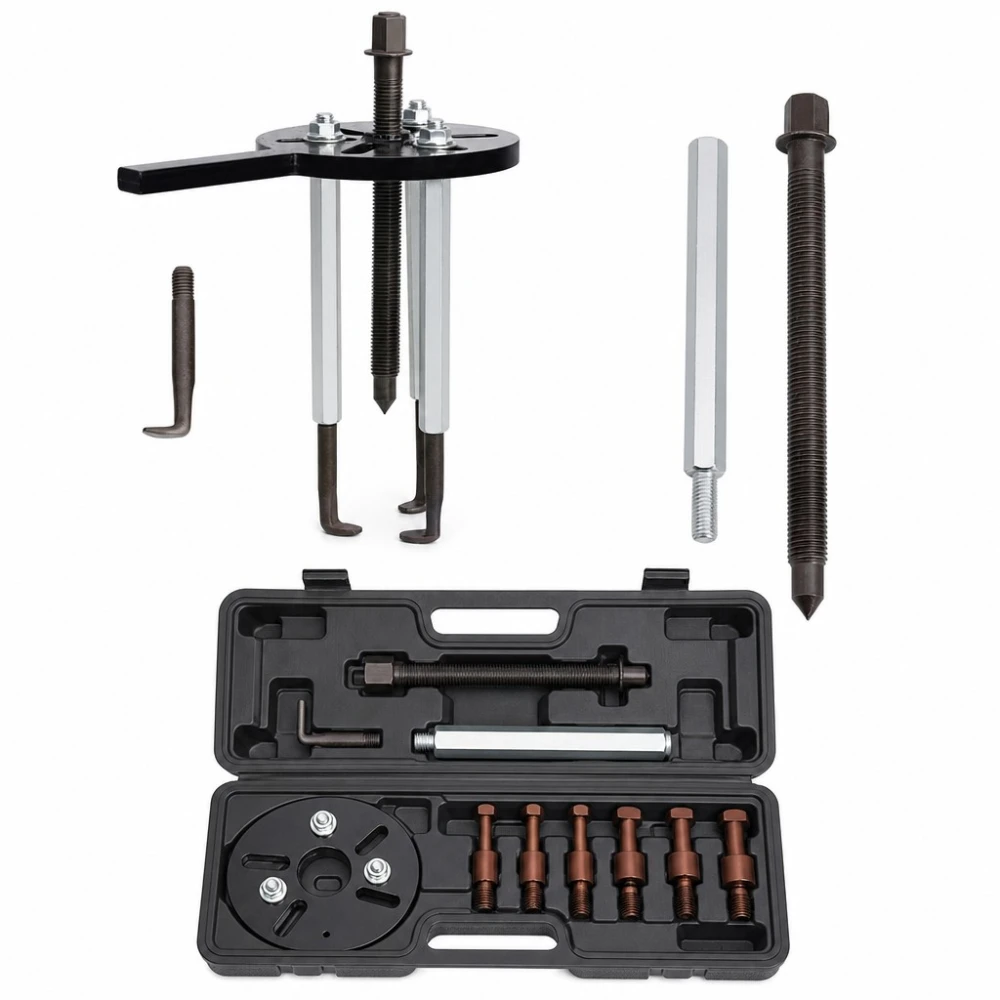 18-Piece Bearing Puller Set Universal Professional Slide Hammer