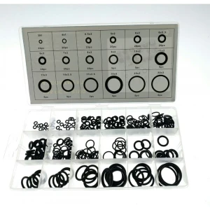 225-Piece Metric Rubber O-Ring Kit - Complete Kit for Automotive and Repairs