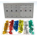 120-Piece Mini Car and Motorbike Fuse Kit 5A 10A 15A 20A 25A 30A TSX TOOL