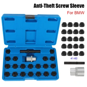 BMW locking wheel nut socket set 22-piece - bolt removal tool