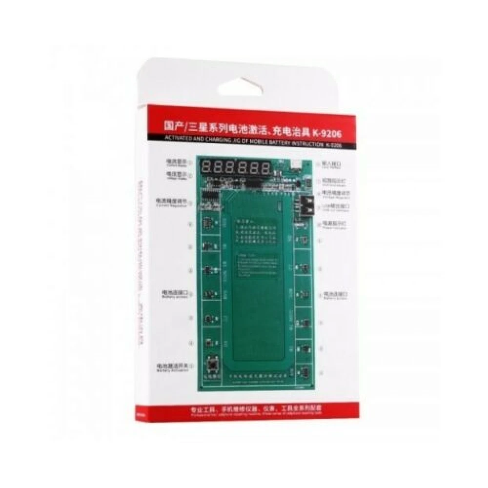 Placa K9206 activadora y cargadora de batería para móviles compatible con OPPO, Xiaomi y Samsung