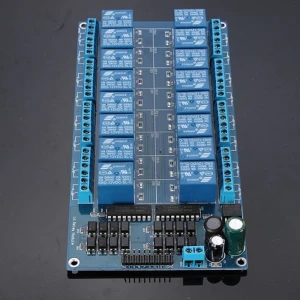 16-Channel 12V Relay Module Kit for Arduino - satkit Compatible